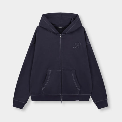 Rivero Rivero Zip Hoodie Seams FW25 Navy