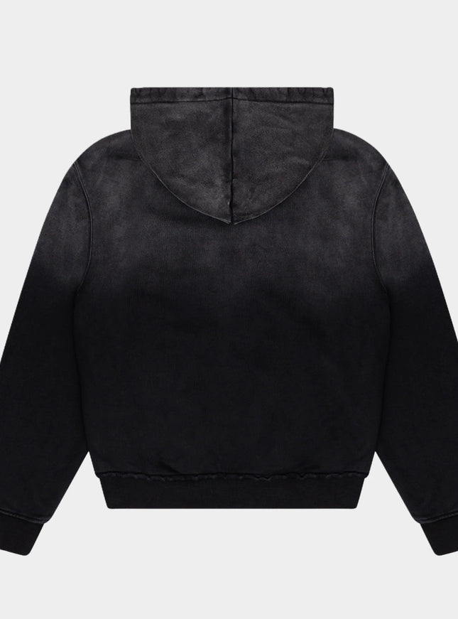 Rivero Rivero Zip Hoodie Statement FW25 Black Shadow