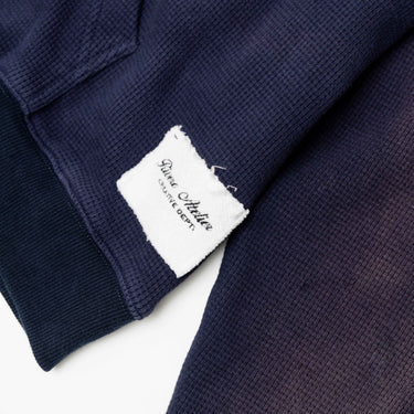 Rivero Rivero Zip Hoodie Waffle INTL. FW25 Navy