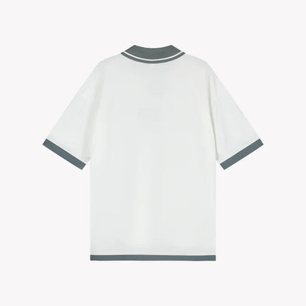 Saint Blanc Saint Blanc Jersey Interlock Logo FW25 White Alyssum