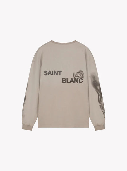 Saint Blanc Saint Blanc Longsleeve Blur Waffle Knit FW25 Off White