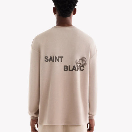 Saint Blanc Saint Blanc Longsleeve Blur Waffle Knit FW25 Off White