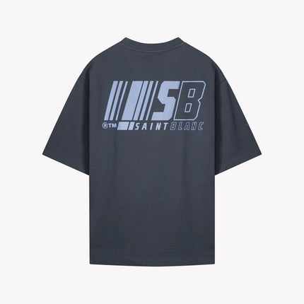 Saint Blanc Saint Blanc T-Shirt Fine Line SS25 Blueberry