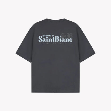 Saint Blanc Saint Blanc T-Shirt Powered FW25 Blue Graphite