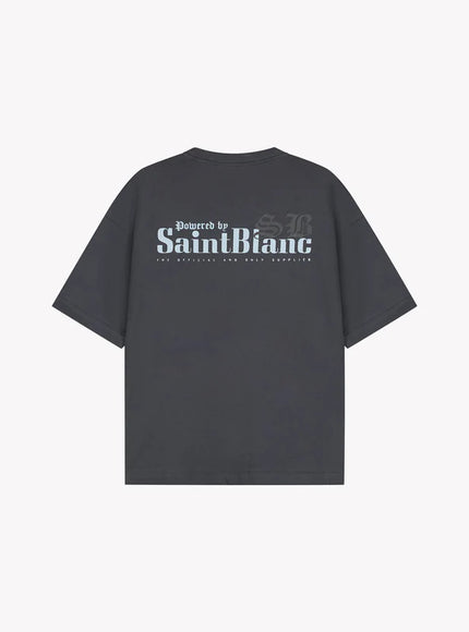 Saint Blanc Saint Blanc T-Shirt Powered FW25 Blue Graphite