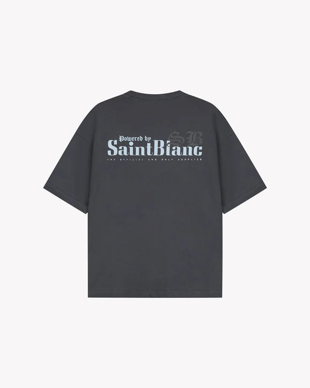 Saint Blanc Saint Blanc T-Shirt Powered FW25 Blue Graphite