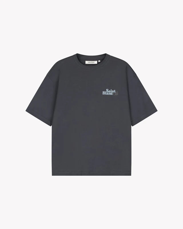 Saint Blanc Saint Blanc T-Shirt Powered FW25 Blue Graphite