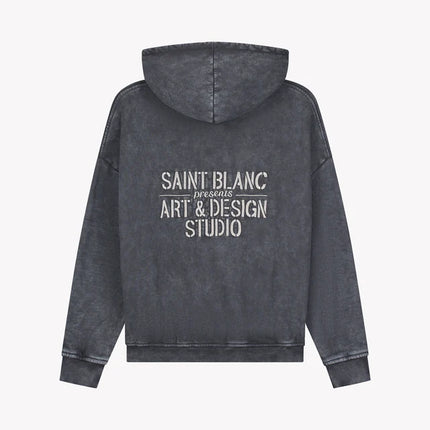 Saint Blanc Saint Blanc Zip Hoodie Studio FW25 Blue Graphite
