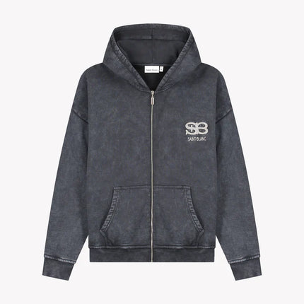 Saint Blanc Saint Blanc Zip Hoodie Studio FW25 Blue Graphite