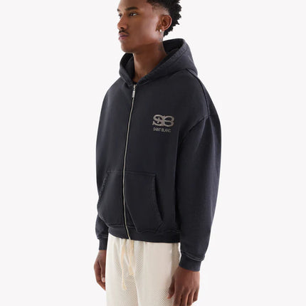 Saint Blanc Saint Blanc Zip Hoodie Studio FW25 Blue Graphite