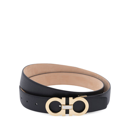 Salvatore Ferragamo Salvatore Ferragamo Belt 754204 FW22 Gold/Silver