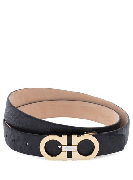 Salvatore Ferragamo Salvatore Ferragamo Belt 754204 FW22 Gold/Silver