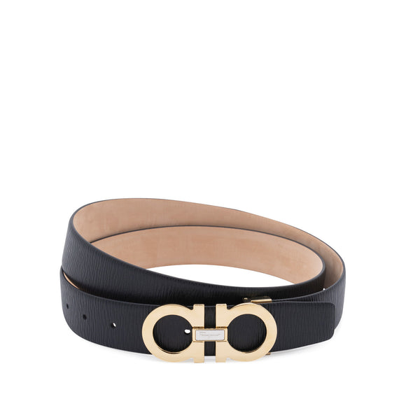 Salvatore Ferragamo Salvatore Ferragamo Belt 754204 FW22 Gold/Silver