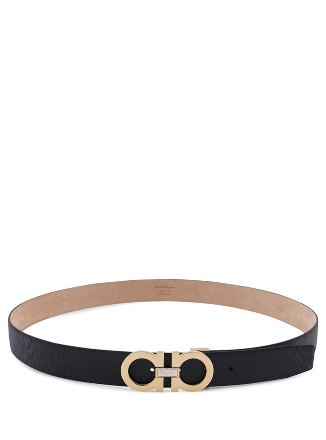 Salvatore Ferragamo Salvatore Ferragamo Belt 754204 FW22 Gold/Silver