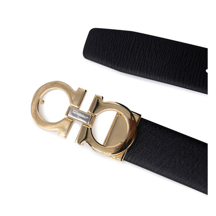 Salvatore Ferragamo Salvatore Ferragamo Belt 754204 FW22 Gold/Silver