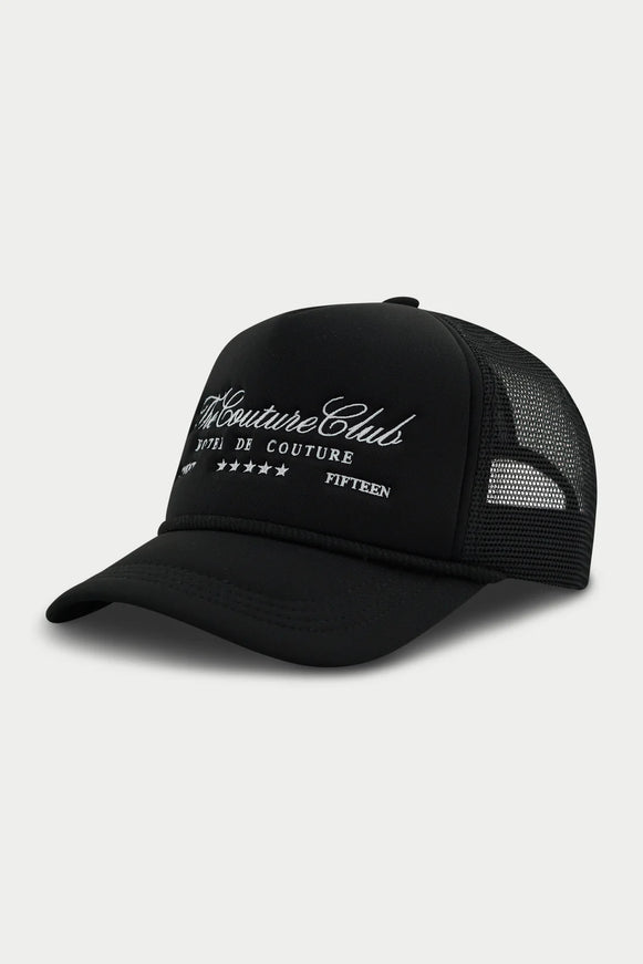 The Couture Club The Couture Club Cap Hotel De Couture SS26 Black