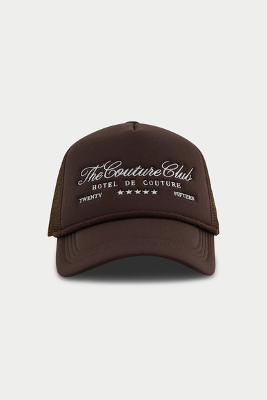 The Couture Club The Couture Club Cap Hotel De Couture SS26 Brown
