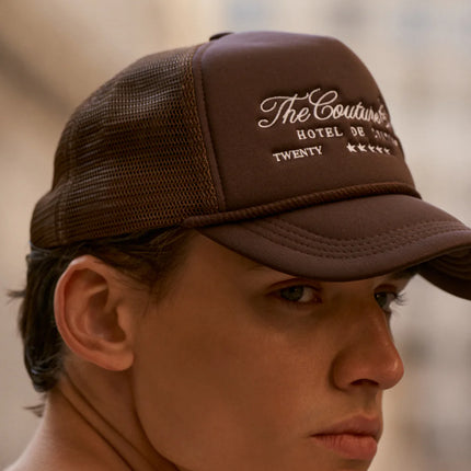 The Couture Club The Couture Club Cap Hotel De Couture SS26 Brown