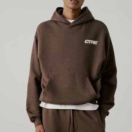 The Couture Club The Couture Club Hoodie Retro Sport CTRE FW26 Brown