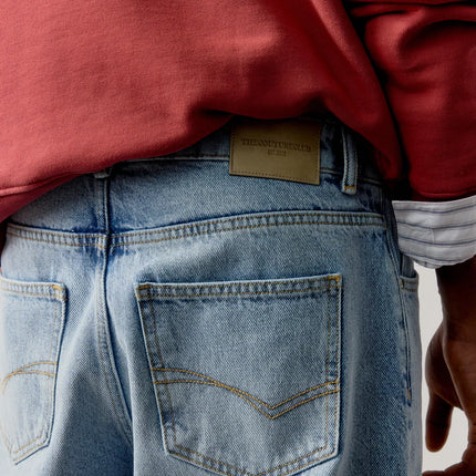 The Couture Club The Couture Club Jeans Skater FW26 Mid Stone Wash