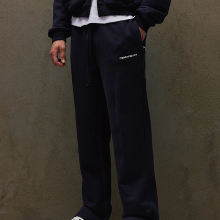 The Couture Club The Couture Club Joggers Straight Leg Copyright FW26 Black
