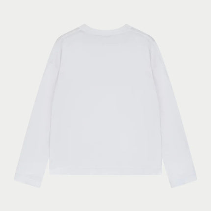 The Couture Club The Couture Club Longsleeve Lightweight Emblem FW26 White
