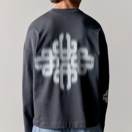 The Couture Club The Couture Club Longsleeve Motion Blurred FW26 Charcoal