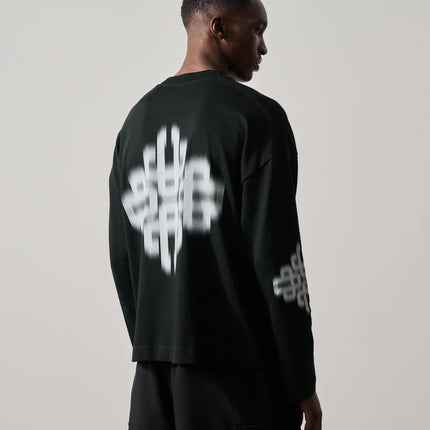 The Couture Club The Couture Club Longsleeve Motion Blurred SS26 Black
