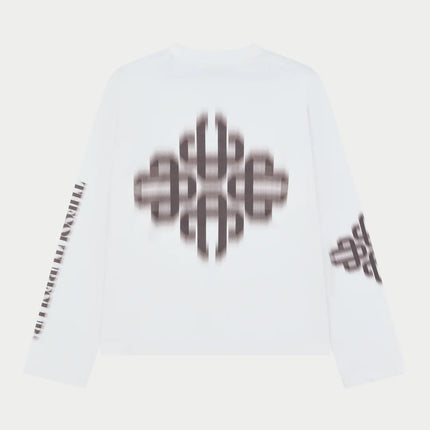 The Couture Club The Couture Club Longsleeve Motion Blurred SS26 Off White