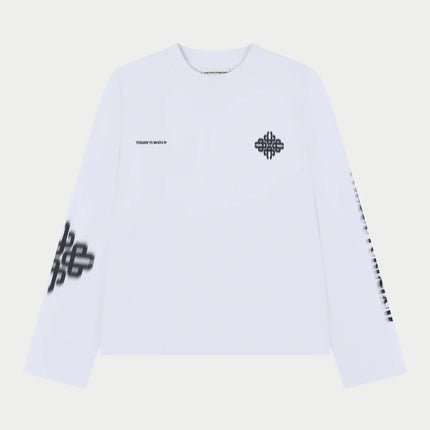 The Couture Club The Couture Club Longsleeve Motion Blurred SS26 White