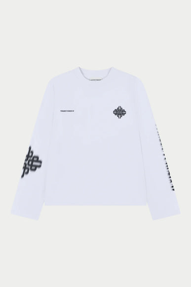 The Couture Club The Couture Club Longsleeve Motion Blurred SS26 White