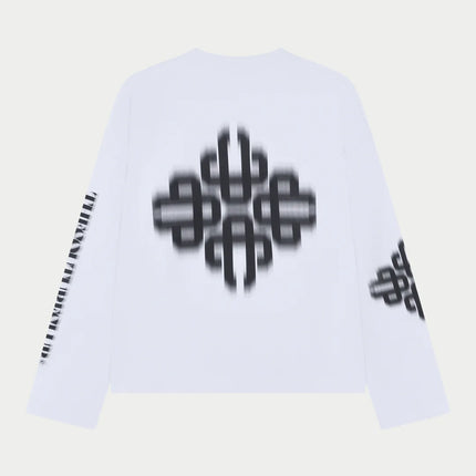 The Couture Club The Couture Club Longsleeve Motion Blurred SS26 White