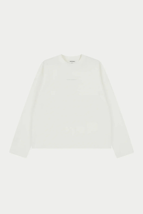The Couture Club The Couture Club Longsleeve Slub SS26 Off White