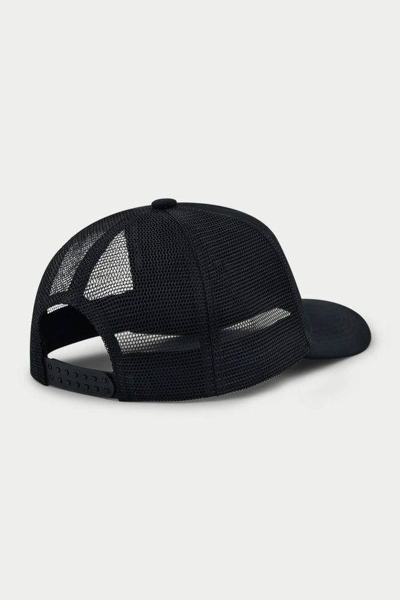 The Couture Club The Couture Club Mesh Cap Emboidered Emblem FW26 Black
