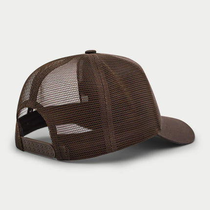 The Couture Club The Couture Club Mesh Cap Emboidered Emblem FW26 Brown