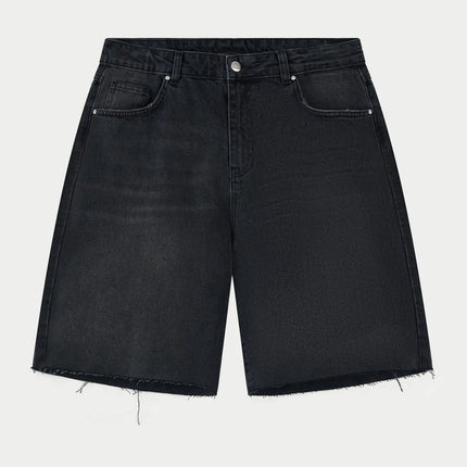 The Couture Club The Couture Club Shorts Raw Denim SS26 Black