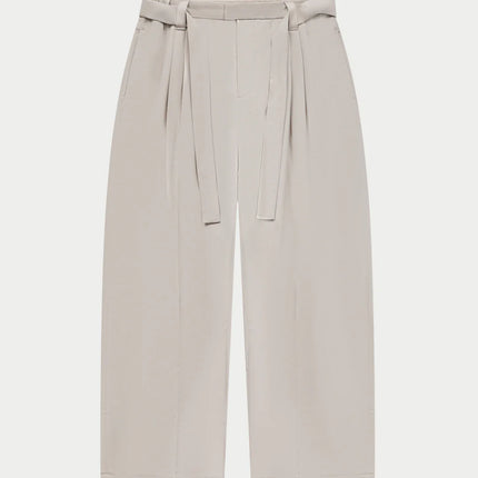 The Couture Club The Couture Club Smart Barrel Trousers SS26 Stone
