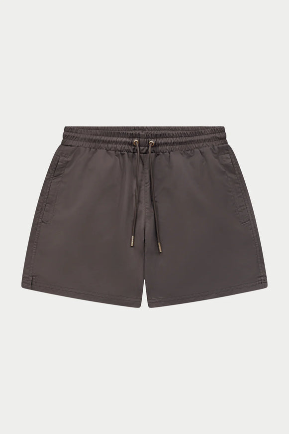 The Couture Club The Couture Club Swimshorts Emblem Water Reactive SS26 Brown