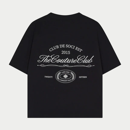 The Couture Club The Couture Club T-Shirt Club De Soci SS26 Black