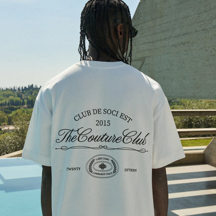 The Couture Club The Couture Club T-Shirt Club De Soci SS26 Off White