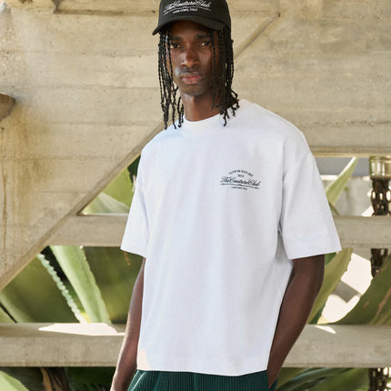 The Couture Club The Couture Club T-Shirt Club De Soci SS26 White/Forest Green
