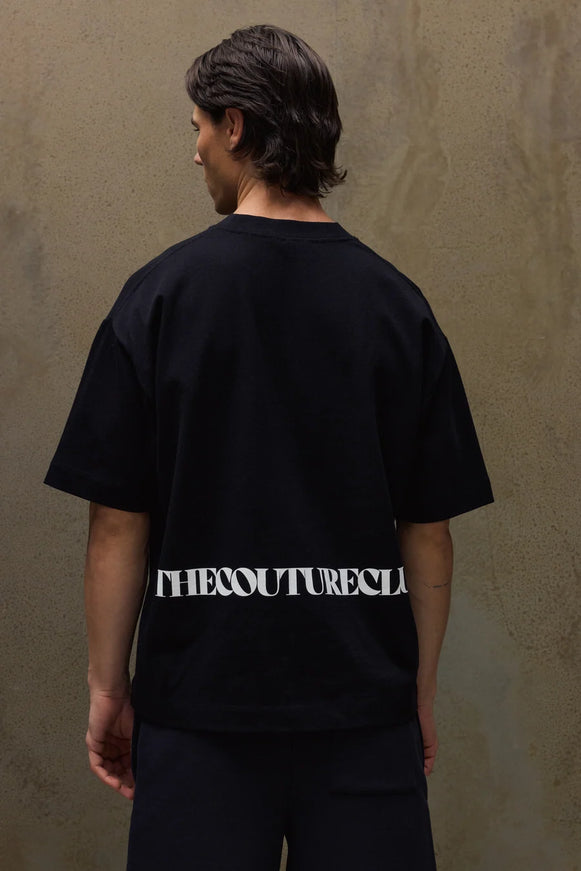 The Couture Club The Couture Club T-Shirt Copyright FW26 Black/White