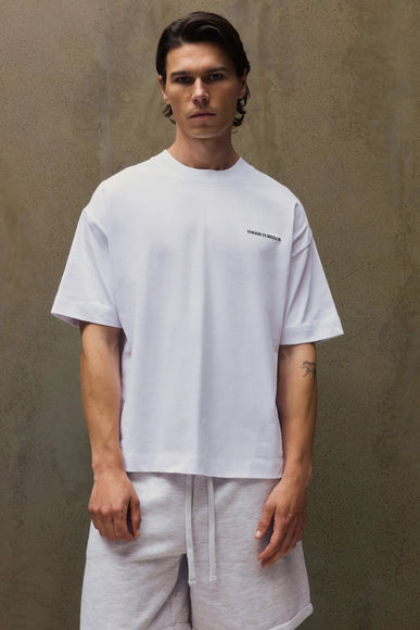 The Couture Club The Couture Club T-Shirt Copyright FW26 White/Black