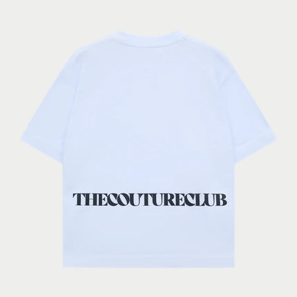 The Couture Club The Couture Club T-Shirt Copyright FW26 White/Black