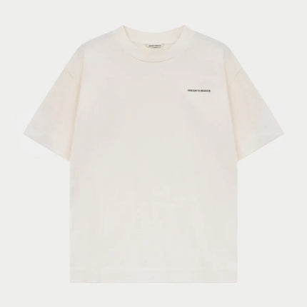 The Couture Club The Couture Club T-Shirt Cracked Emblem FW26 Off White