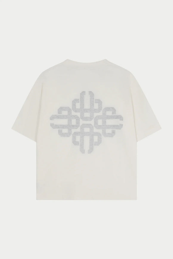 The Couture Club The Couture Club T-Shirt Emblem Slub SS26 White/Black