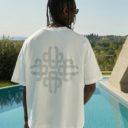 The Couture Club The Couture Club T-Shirt Emblem Slub SS26 White/Black