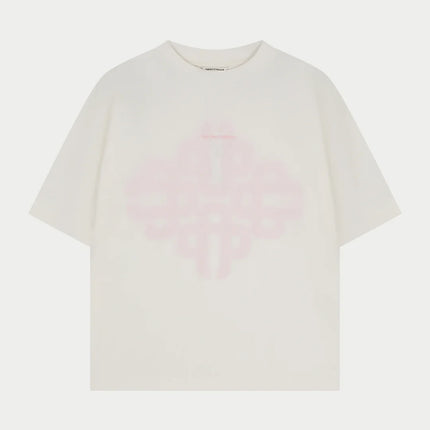 The Couture Club The Couture Club T-Shirt Emblem Slub SS26 White/Pink