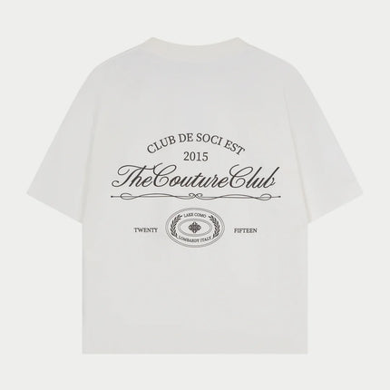 The Couture Club The Couture Club T-Shirt Hotel De Couture SS26 Off White