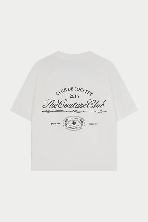 The Couture Club The Couture Club T-Shirt Hotel De Couture SS26 Off White